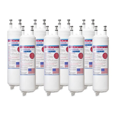 American Filter Co AFC Brand AFC-RF-E2, Compatible to Frigidaire WF3CB Refrigerator Water Filters (8PK) Made by AFC WF3CB-AFC-RF-E2-8-92617